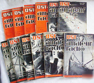 Complete year 1939 arrl qst magazine amateur ham radio