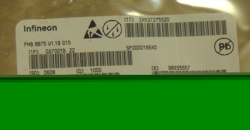 Infineon PMB8875 single-chip gsm/gprs controller 1000PC