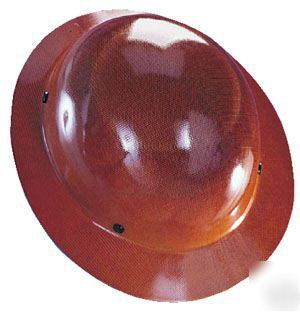 Msa skullgard full brim hard hat tan hardhat