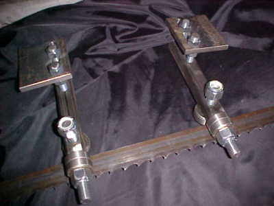 New bandsaw sawmill blade guides custom built rollers