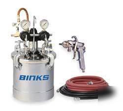 New binks 2.8 gallon pressure spray unit - brand 
