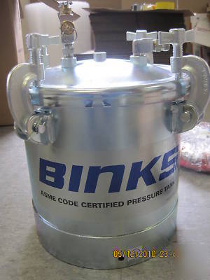 New binks 2.8 gallon pressure spray unit - brand 