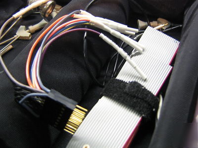 Tektronix oscilloscope top bag + cables + connectors