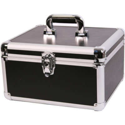 320 disc cd dvd leather aluminum case holder dj box cn