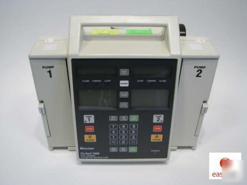 Baxter flo-gard 6300 dual channel infusion pump