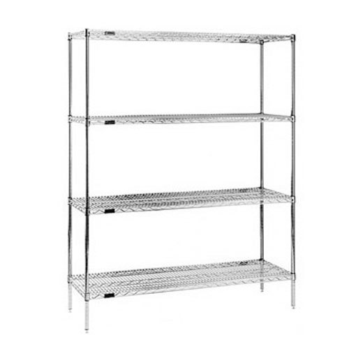 Eagle 2448E74 wire shelving starter kit, (4) 24