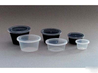Ellipso portion cup plastic condiment container 5C