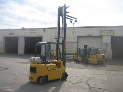 Hyster 4000# forklift cushion tire hd runs great used