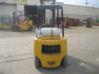 Hyster 4000# forklift cushion tire hd runs great used