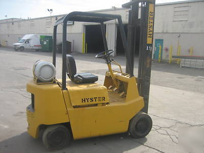 Hyster 4000# forklift cushion tire hd runs great used