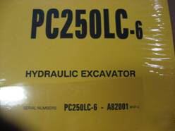 New - komatsu PC250LC-6 hydraulic excavator parts book
