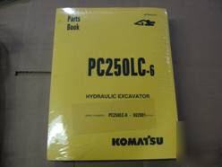 New - komatsu PC250LC-6 hydraulic excavator parts book