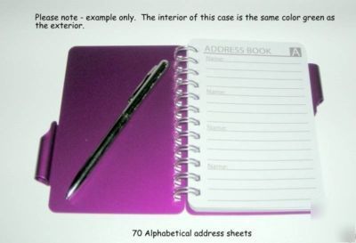 Small travel purse size address password keeper book 