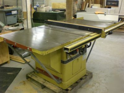 Used - powermatic 72A table saw 14
