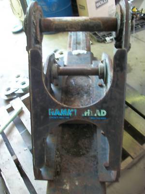 Hammerhead backhoe concrete breaker mb-500 mechanical 