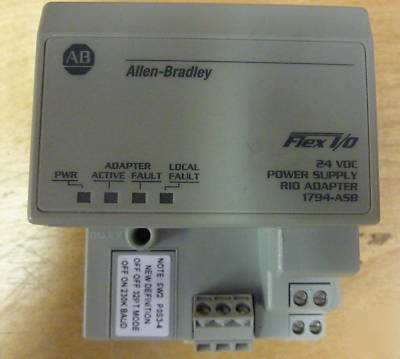 Allen-bradley flex i/o 1794-asb power supply (2596)