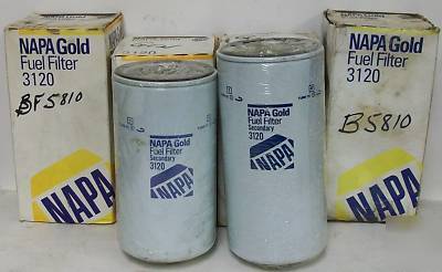 Napa gold series fuel filter lot of 5 model 3120