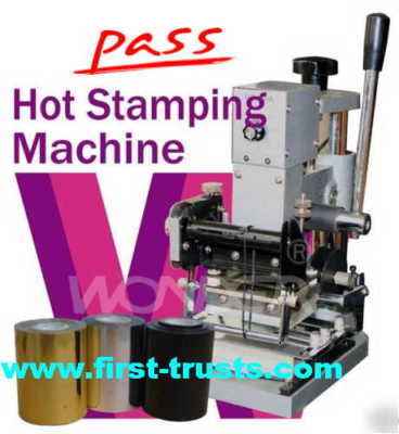 New hot foil stamping machine,leather,books,cards,album