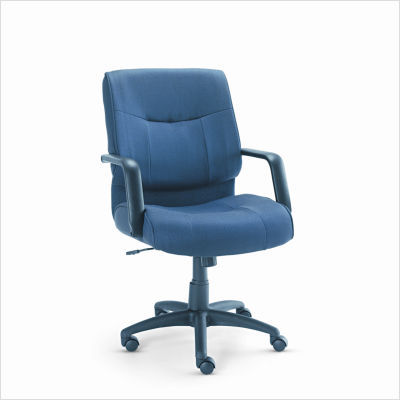 Alera stratus mid-back swivel/tilt chair blue