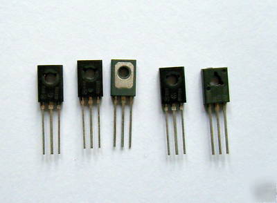 5 BD135 silicone transistors npn 45VOLTS 1.5AMP 12.5W