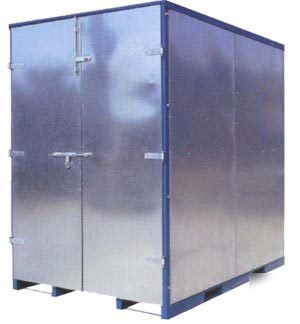 5 x 8 x 7 1/2 steel storage container pods