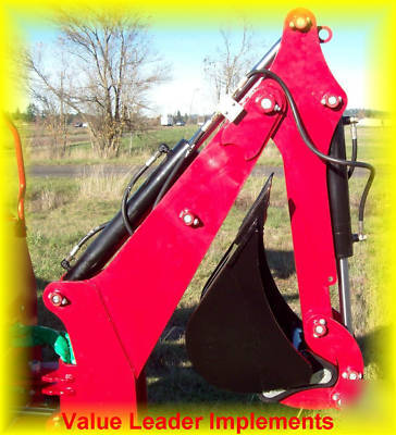 6'dig pto powered tractor backhoe bhm-6 cat.1 3PT 25HP+