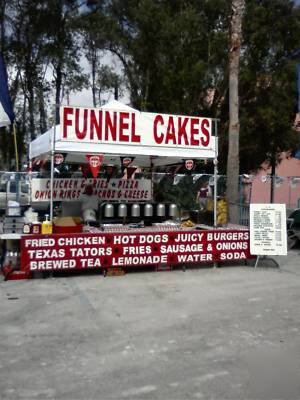 Complete food tent set-up no 