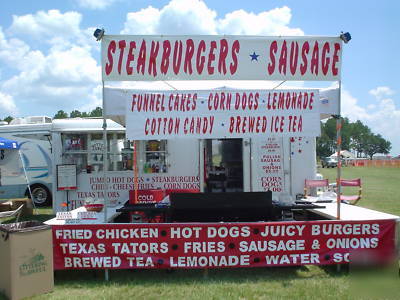 Complete food tent set-up no 