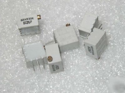 Helitrim 20K ohm trimpots (20 pcs) - free mailing