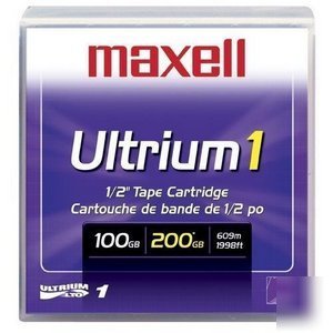 Maxell 183800 -1PK LTO1 ultrium 100/200GB 