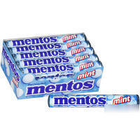 Mentos mint - 15/1.32OZ rolls factory fresh
