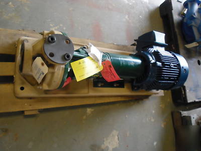 New fybroc 1500 corrosion resistance pump 7.5 hp 