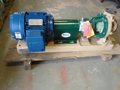New fybroc 1500 corrosion resistance pump 7.5 hp 