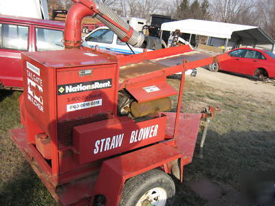 Tgmi towable tailgate mulcher straw blower