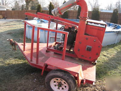 Tgmi towable tailgate mulcher straw blower