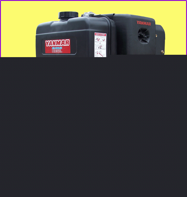 Yanmar powered 6,500 watt diesel generator