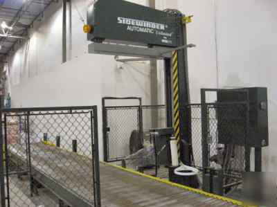 Fully automatic infra-pak rta pallet stretch wrapper 