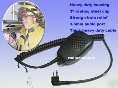 Heavy duty remote mic speaker for GP88 GP300 GP68 76M