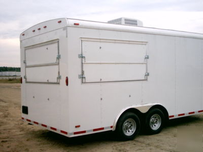 New brand 8X18 2010 concession trailer loaded 