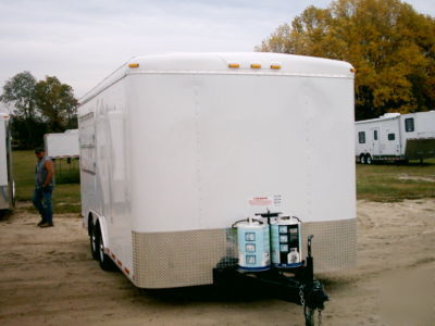 New brand 8X18 2010 concession trailer loaded 