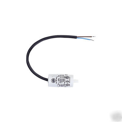 1 x 2UF leaded plastic case motor run capacitor 