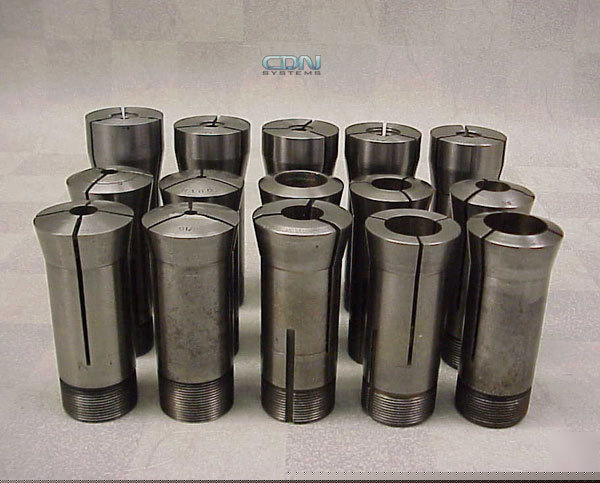 15 lathe round collet various sizes hardinge/buck 5C