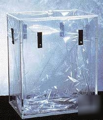 Bel-art beta dry waste box with lid, scienceware