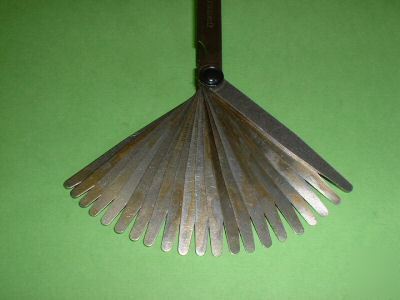 Feeler gauge set 21 blade large (mill, lathe)