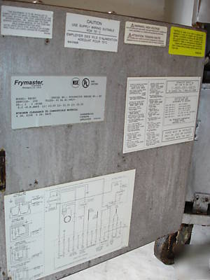 Used frymaster electric pasta cooker mdl 8BCSD good 