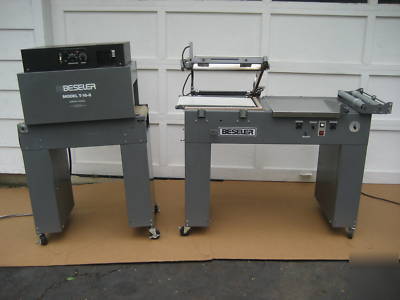 Beseler,shrink wrapper,wrap,l-sealer,cutter,heat tunnel