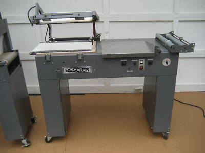 Beseler,shrink wrapper,wrap,l-sealer,cutter,heat tunnel