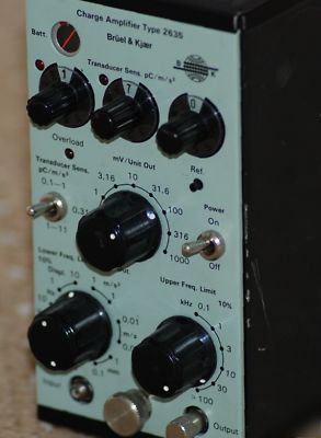 Bruel and kjaer 2635 charge amplifier