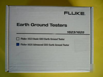 Fluke 1625 geo earth ground tester 