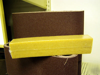 Lot of (2) abrasive sanding belt cleaning sticks 8-inch